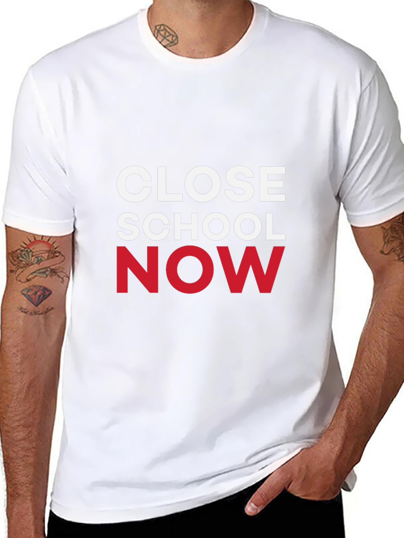 Close School Now Graphic Tee