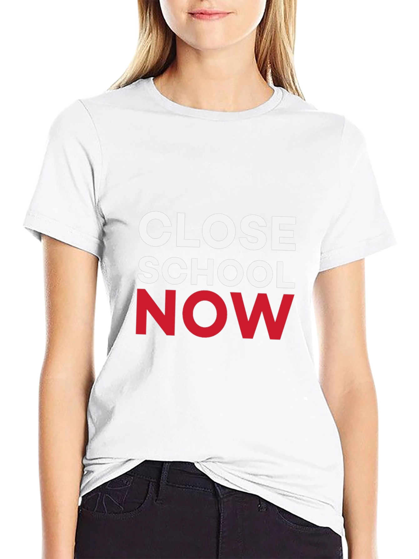 Close School Now Graphic Tee