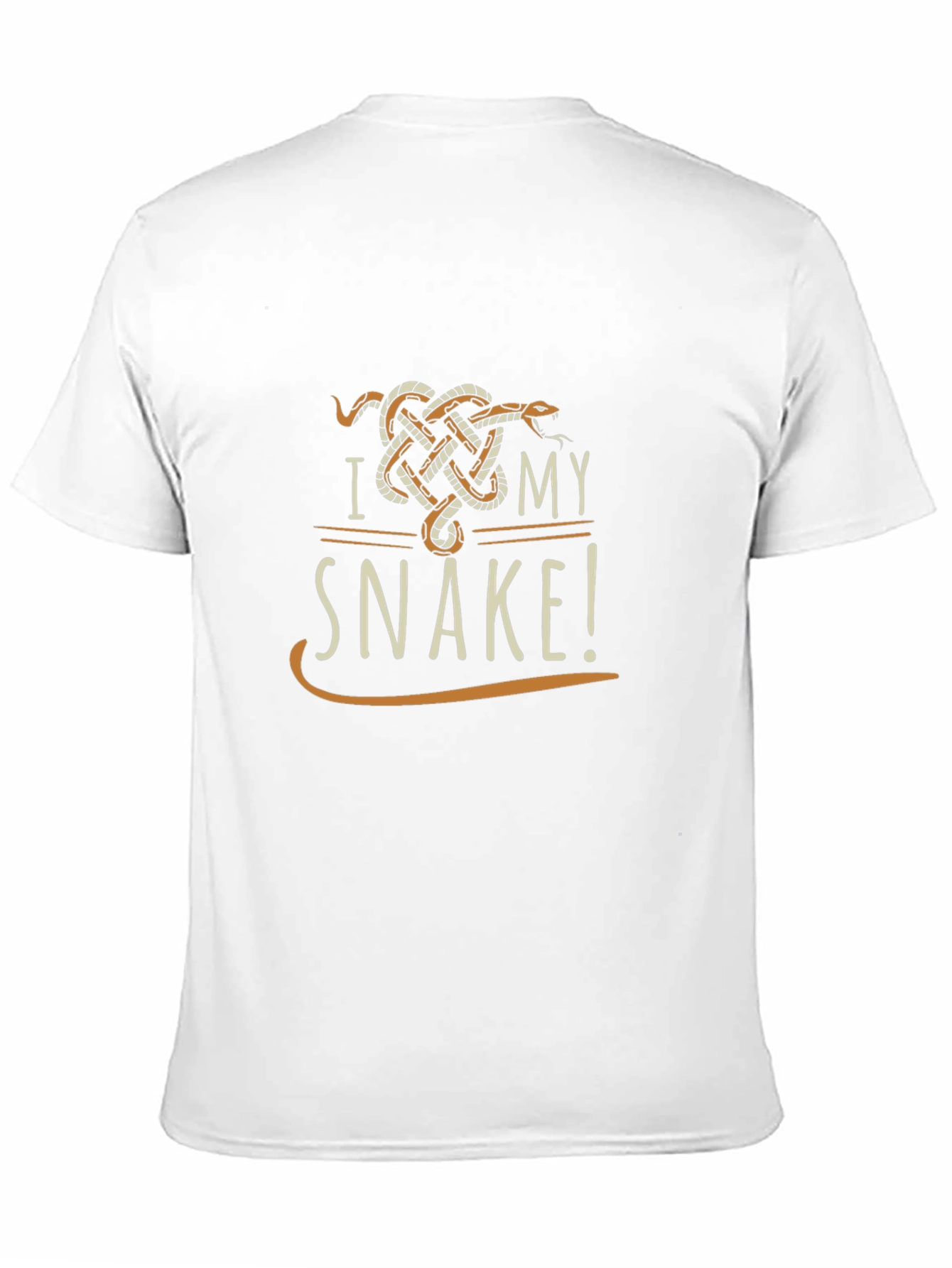 I Love My Snake T-Shirt - Unique Graphic Tee