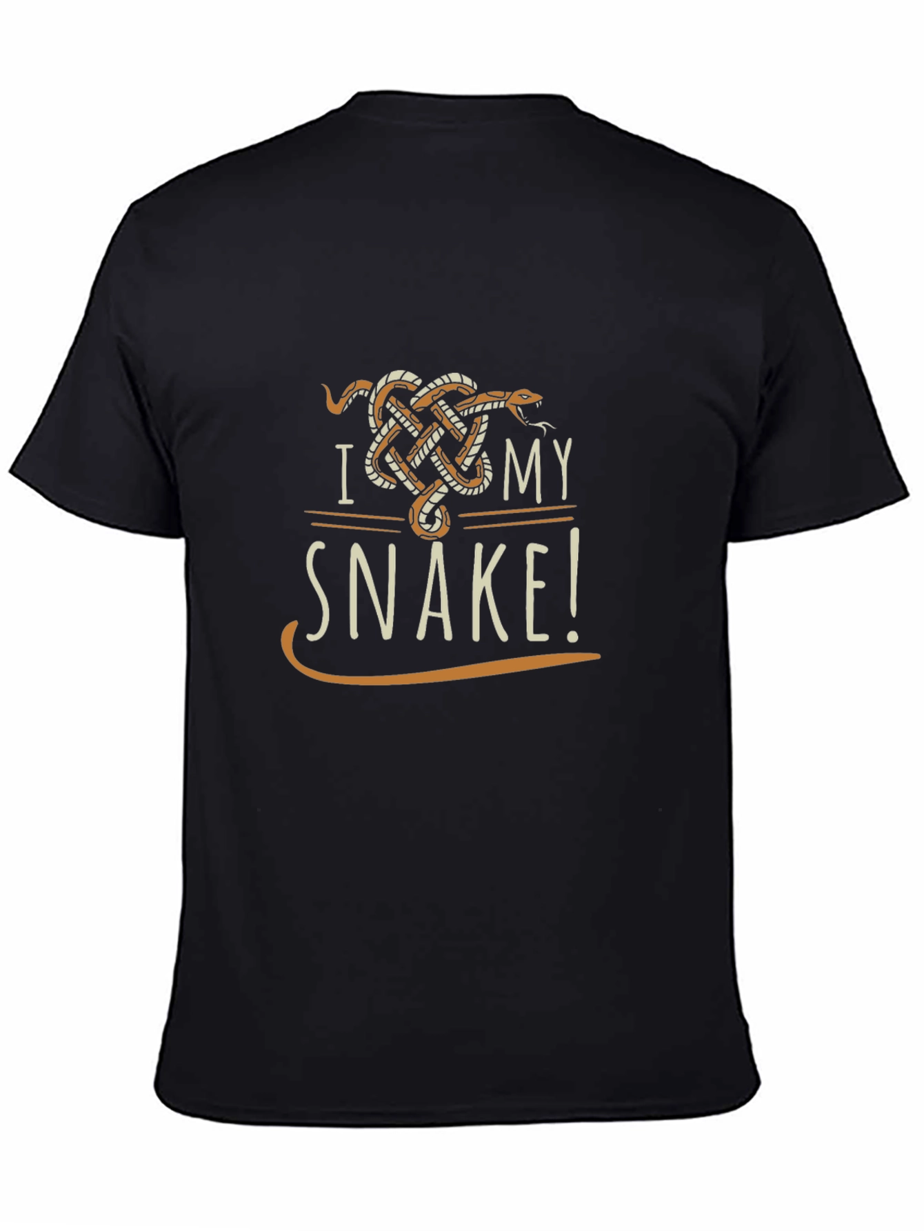 I Love My Snake T-Shirt - Unique Graphic Tee