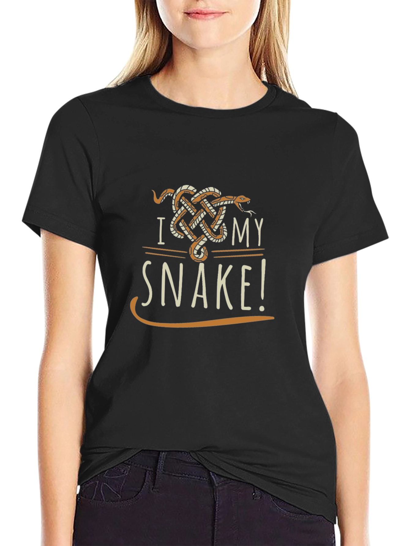 I Love My Snake T-Shirt - Unique Graphic Tee