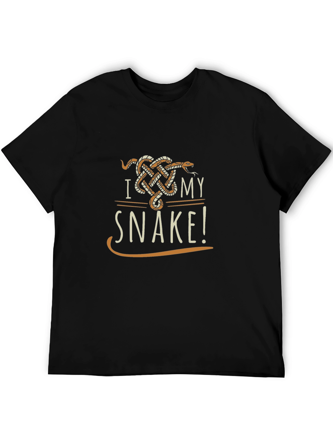 I Love My Snake T-Shirt - Unique Graphic Tee