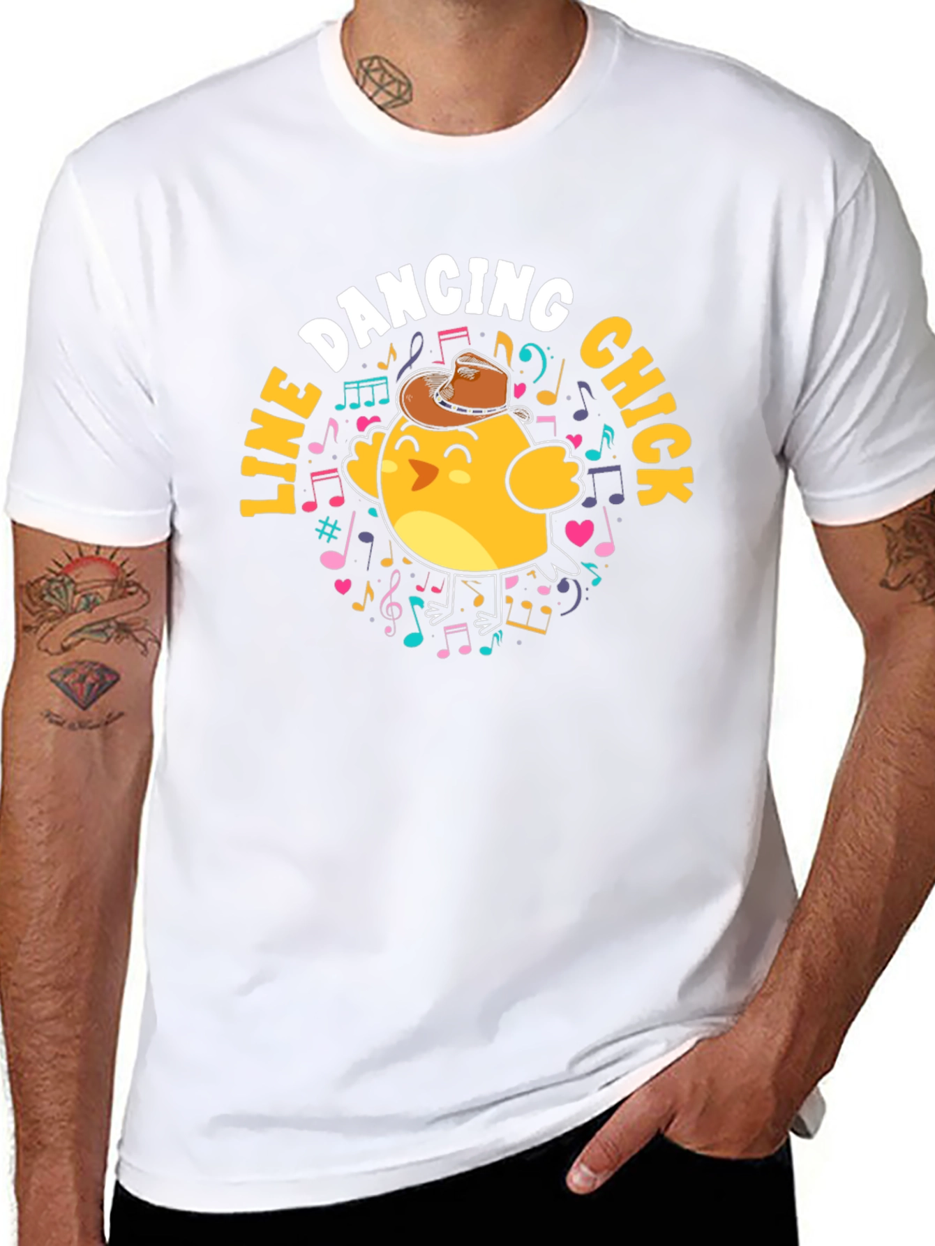 Line Dancing Chick T-Shirt - Country Western Style
