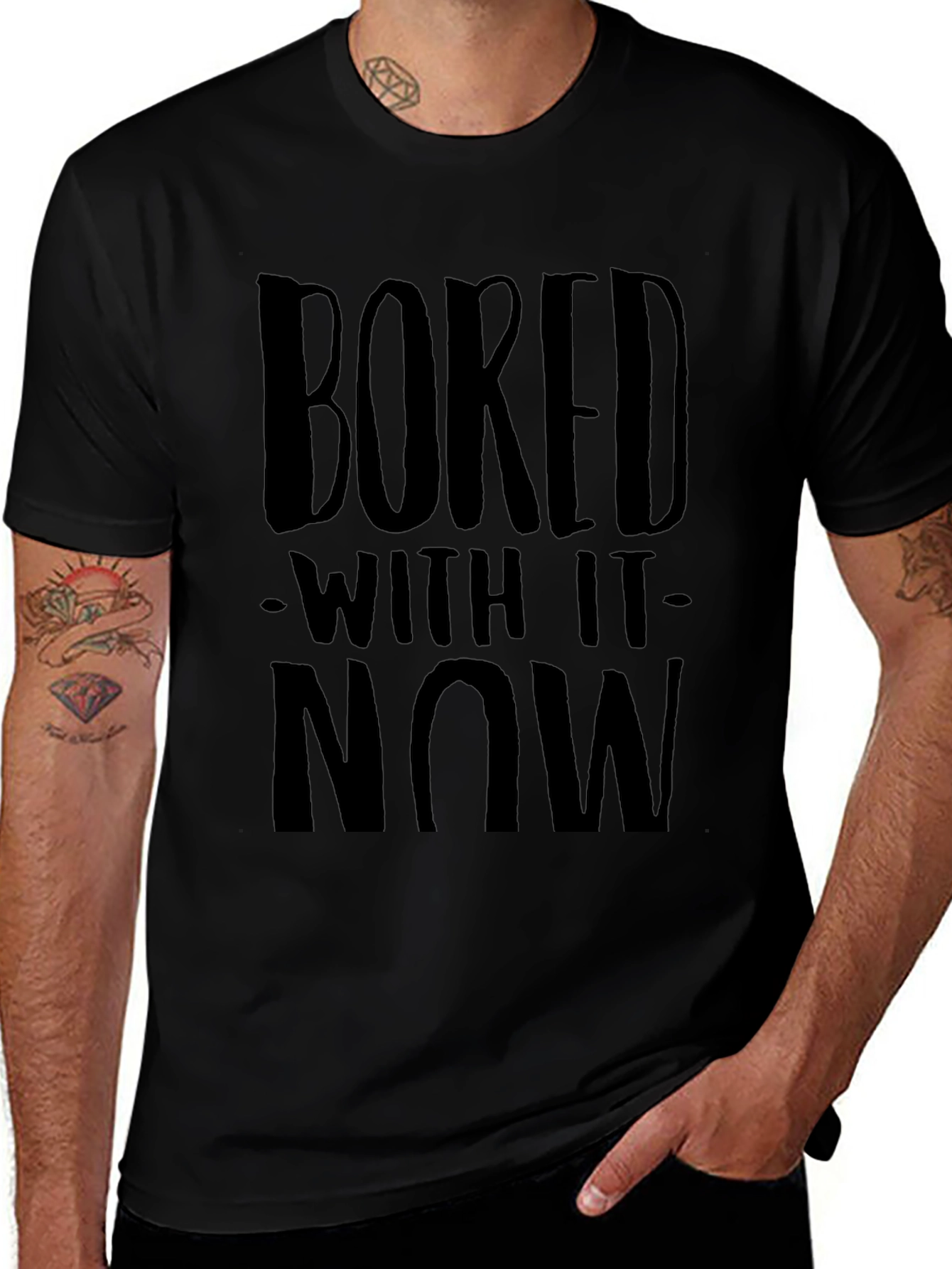 Bored With It Now Graphic Tee