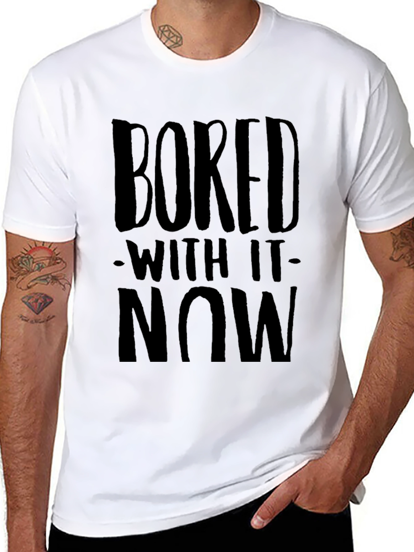 Bored With It Now Graphic Tee