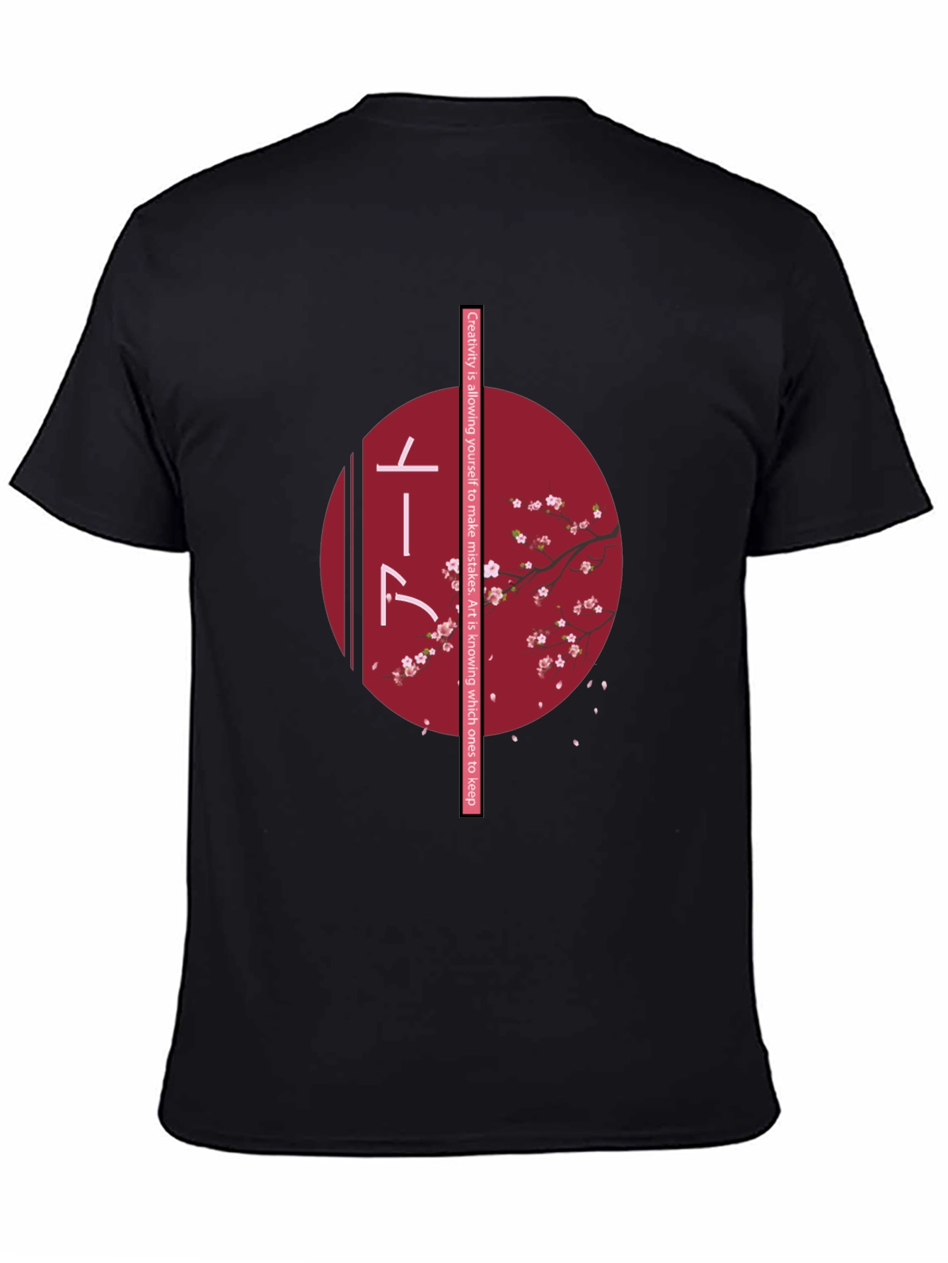 Japanese Art Cherry Blossom Graphic Tee