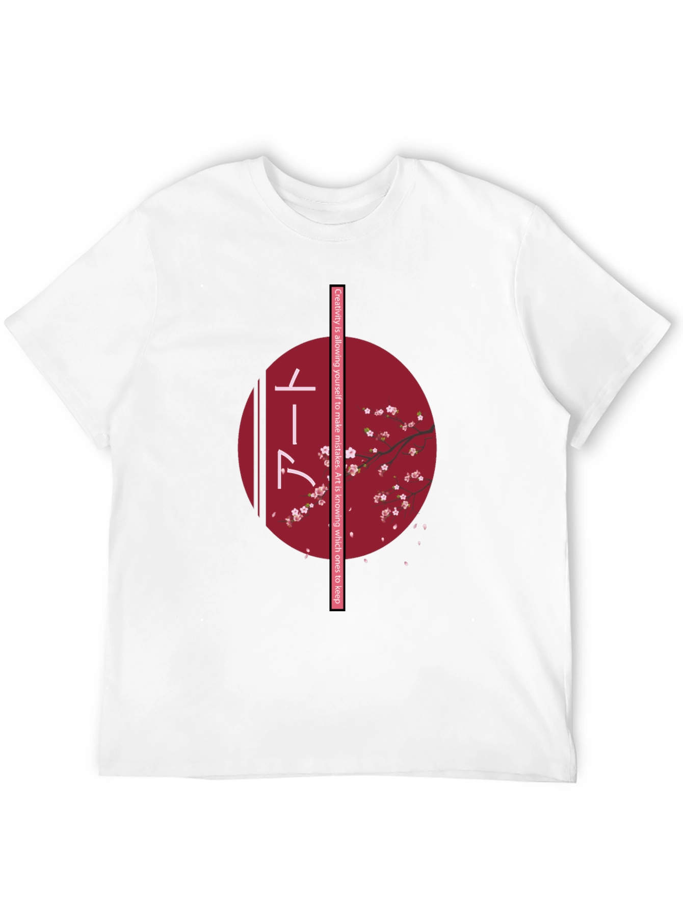 Japanese Art Cherry Blossom Graphic Tee