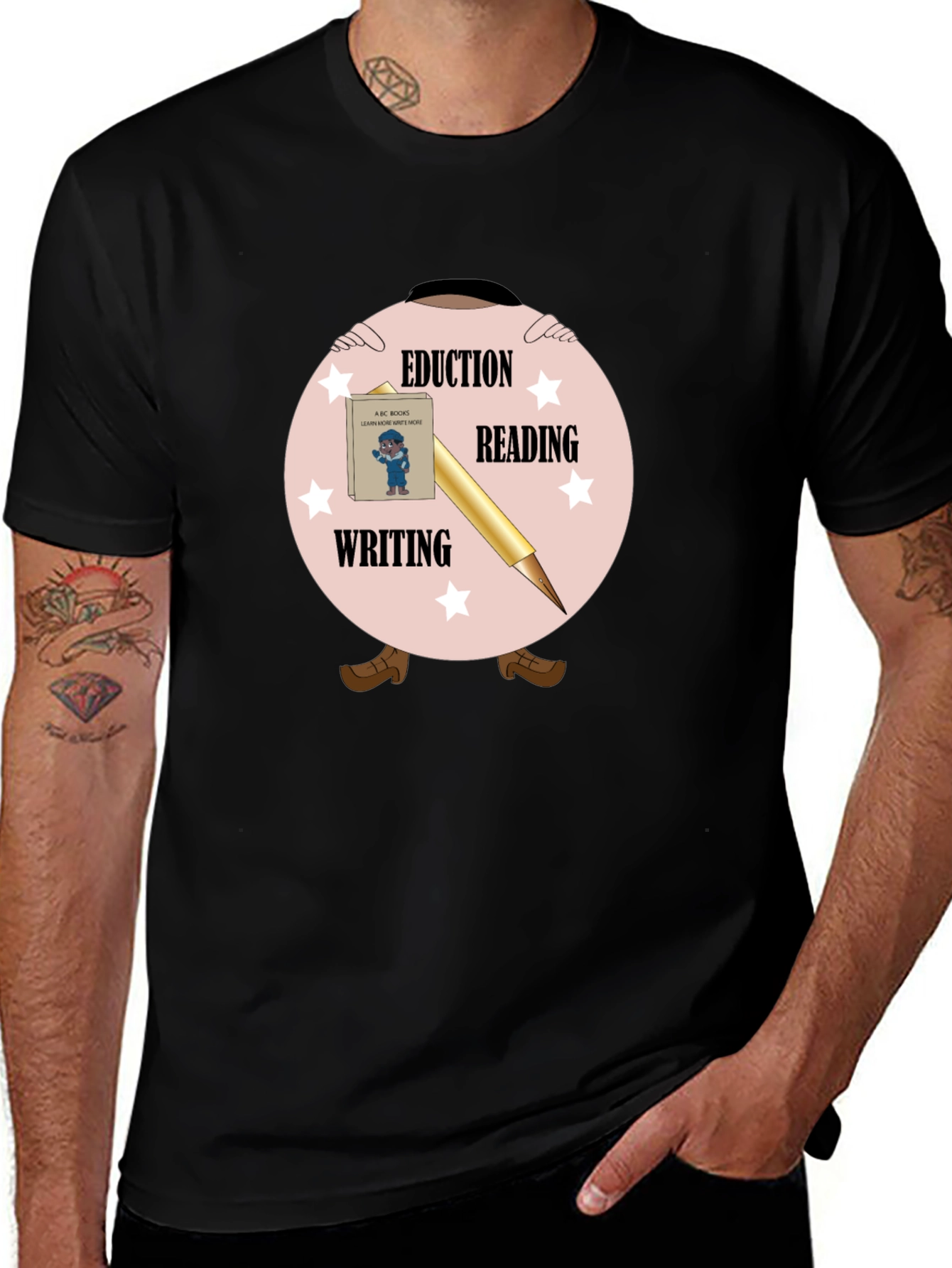 Education Themed Graphic T-Shirt
