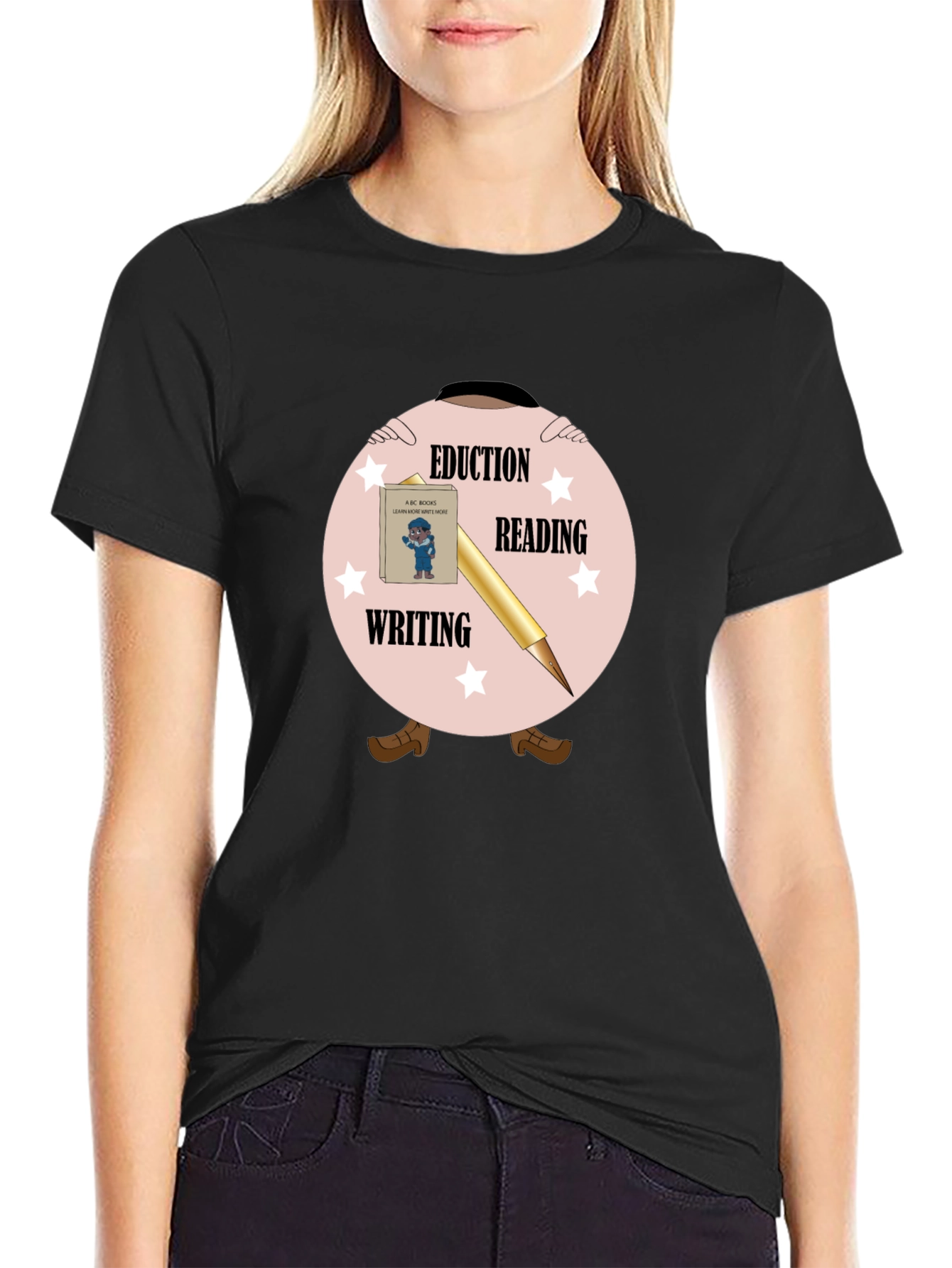 Education Themed Graphic T-Shirt