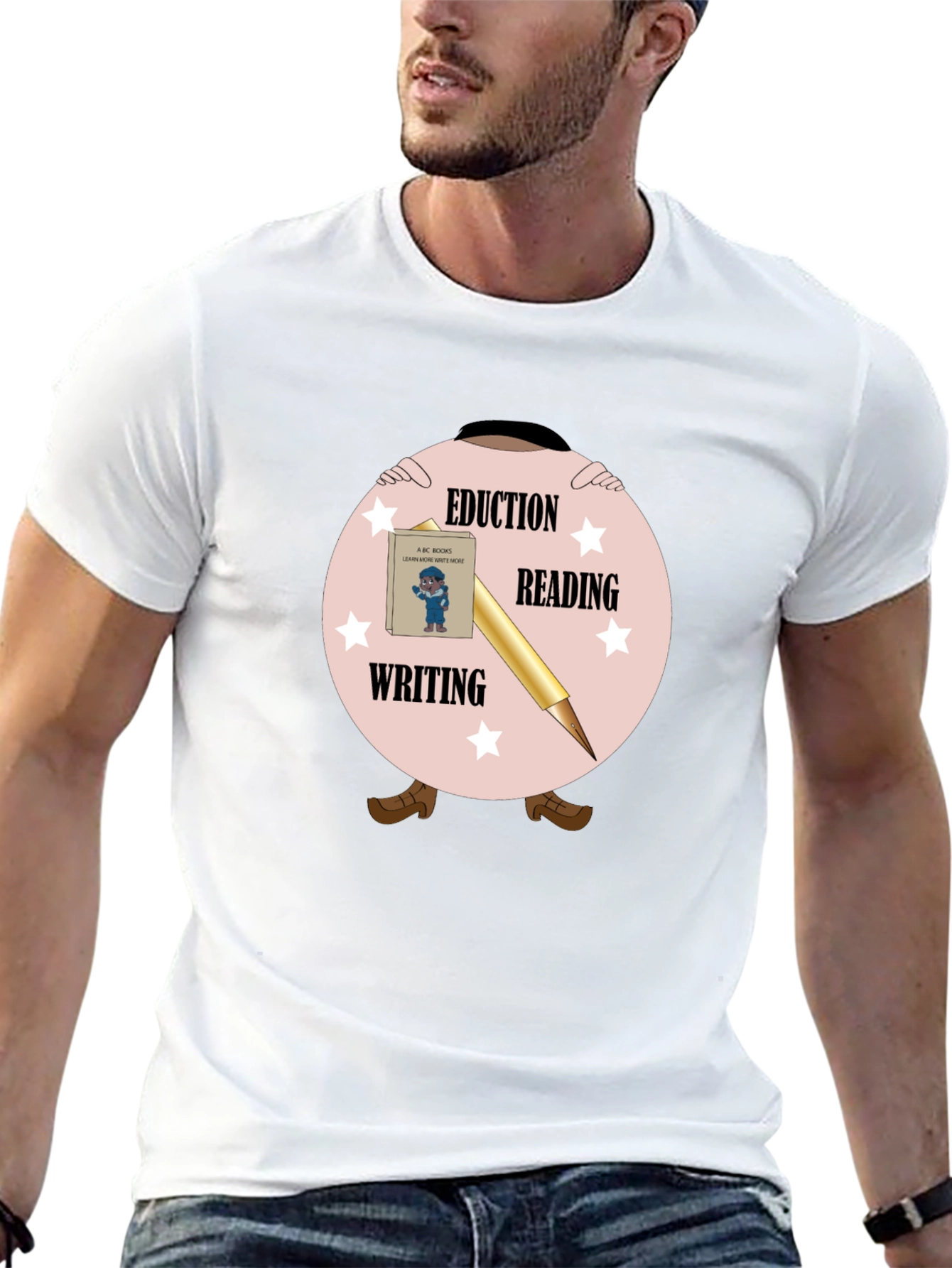Education Themed Graphic T-Shirt