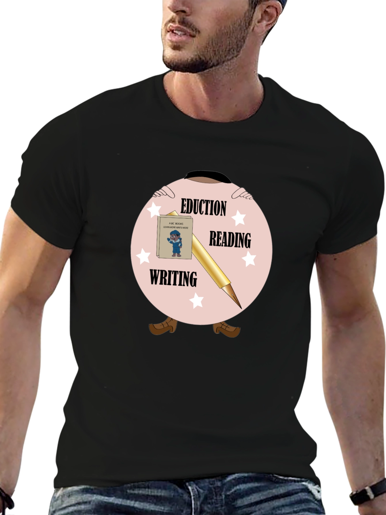Education Themed Graphic T-Shirt