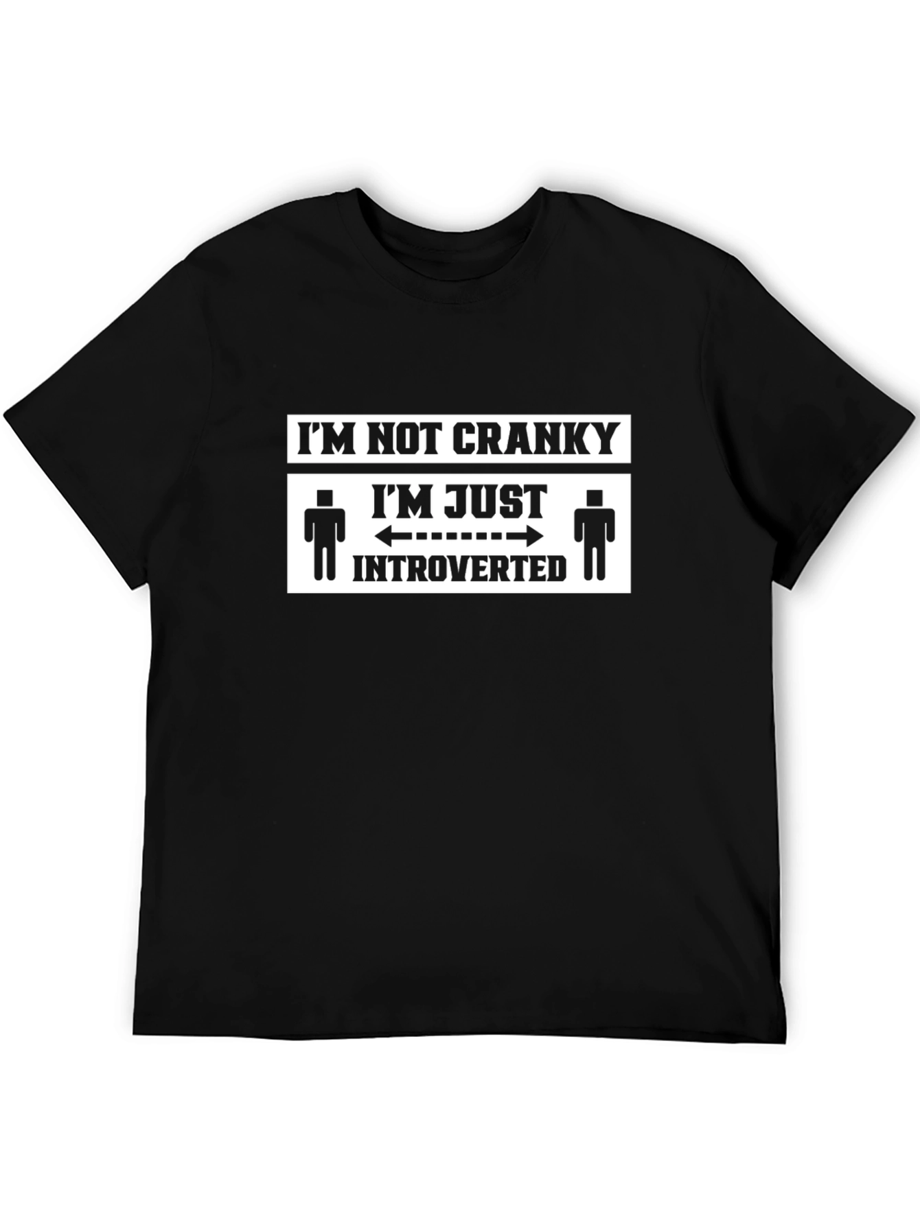 Introverted Graphic T-Shirt - Novelty Tee