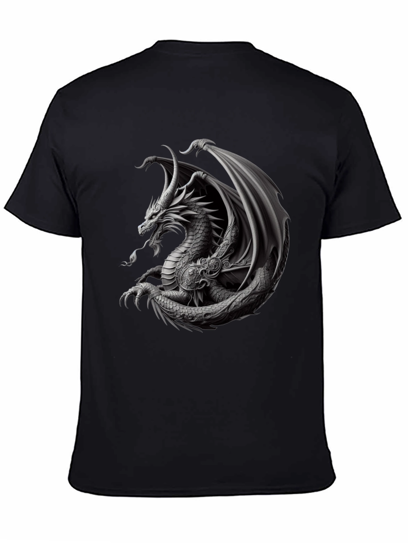 Dragon Graphic T-Shirt - Black