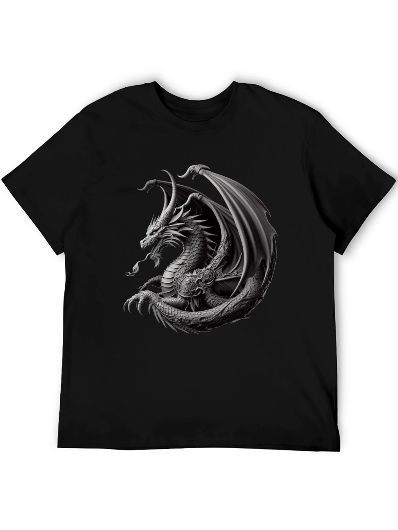 Dragon Graphic T-Shirt - Black