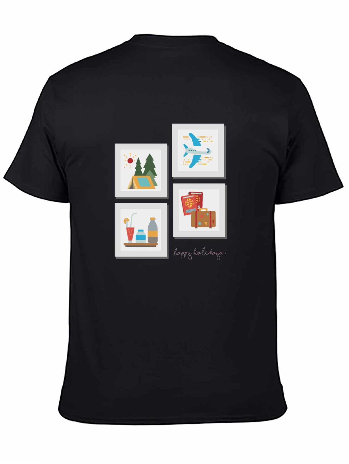 Travel Memories T-Shirt - Happy Holidays Souvenir Tee