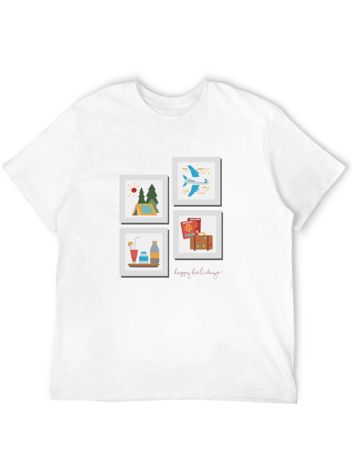 Travel Memories T-Shirt - Happy Holidays Souvenir Tee