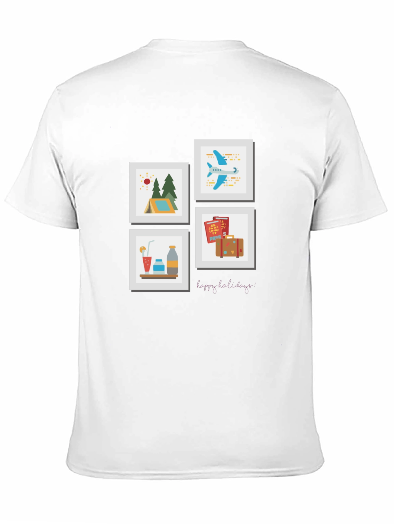 Travel Memories T-Shirt - Happy Holidays Souvenir Tee