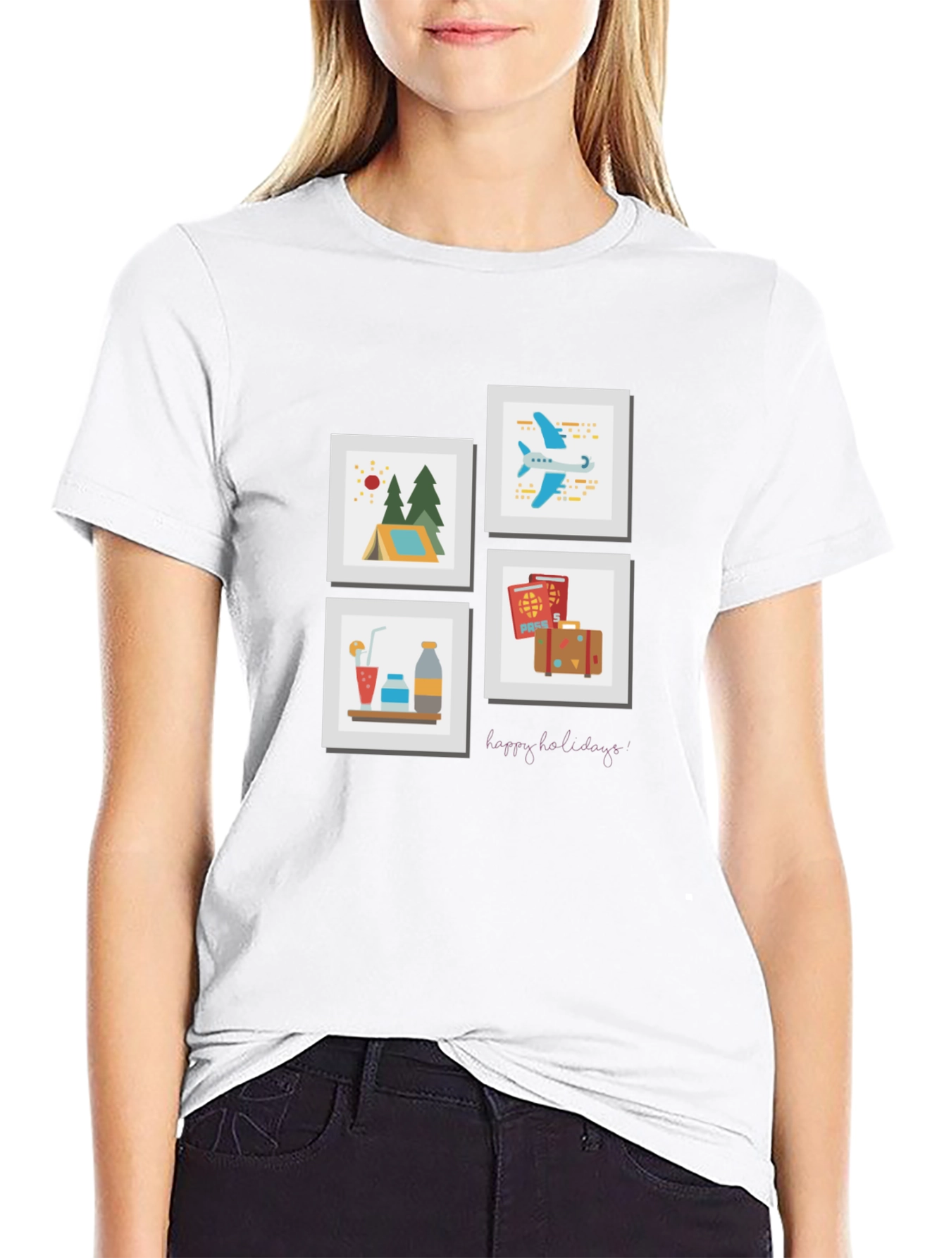 Travel Memories T-Shirt - Happy Holidays Souvenir Tee