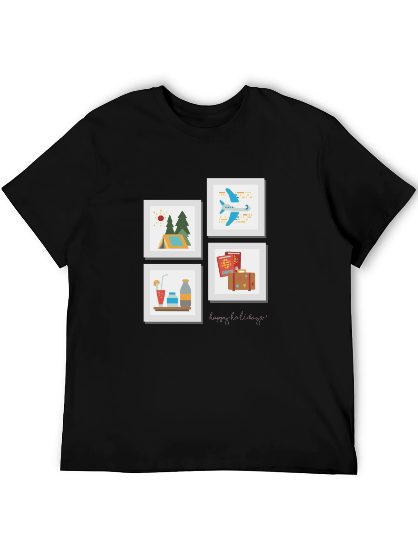 Travel Memories T-Shirt - Happy Holidays Souvenir Tee
