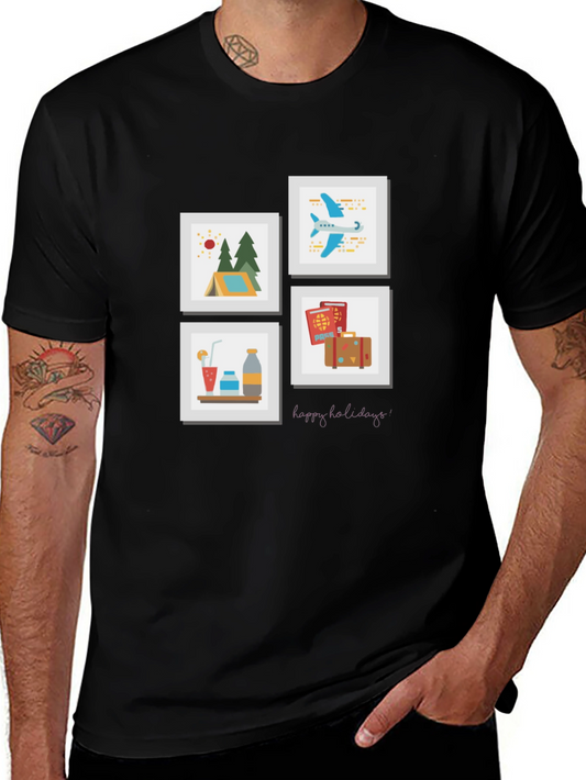 Travel Memories T-Shirt - Happy Holidays Souvenir Tee
