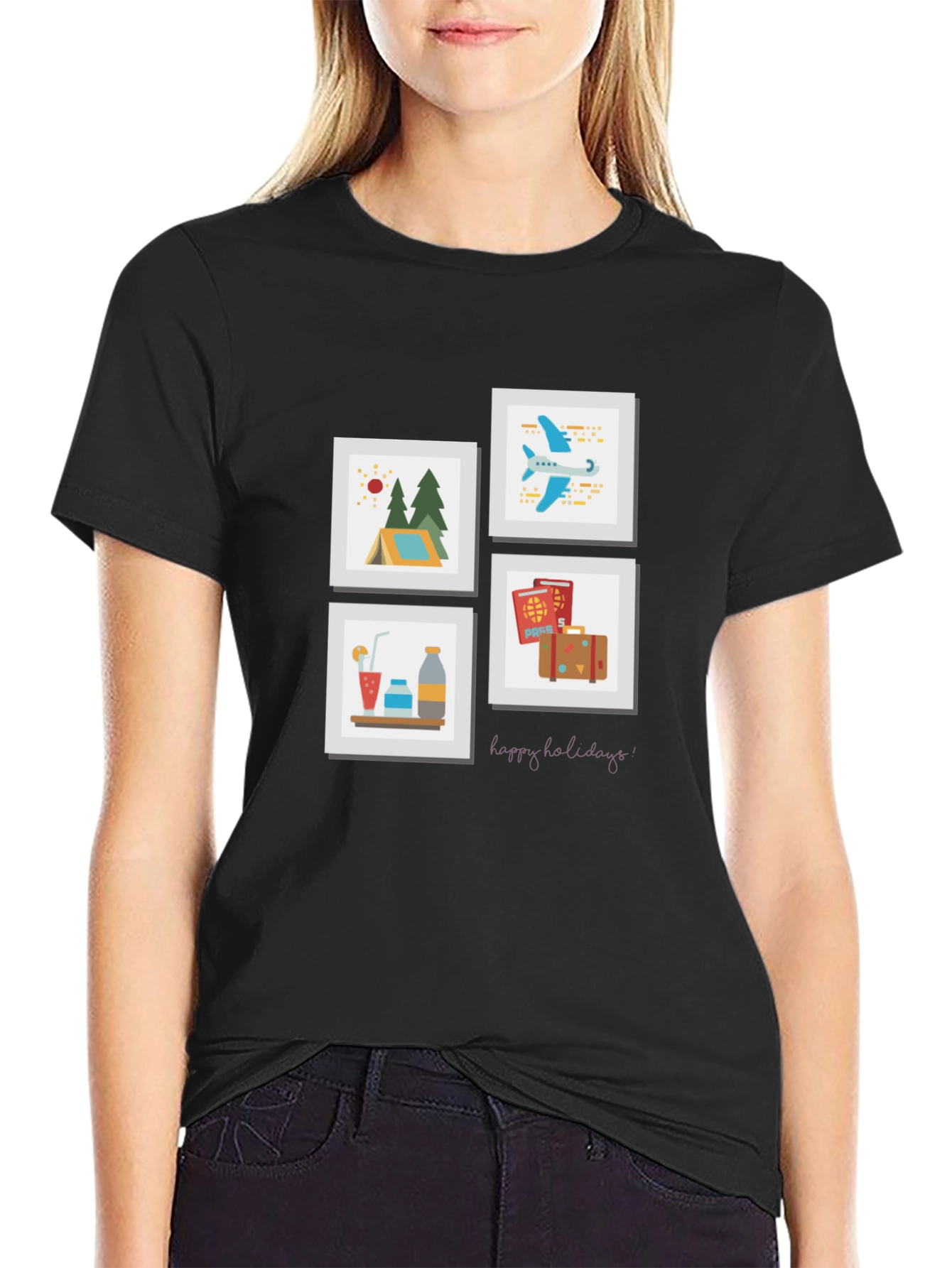 Travel Memories T-Shirt - Happy Holidays Souvenir Tee