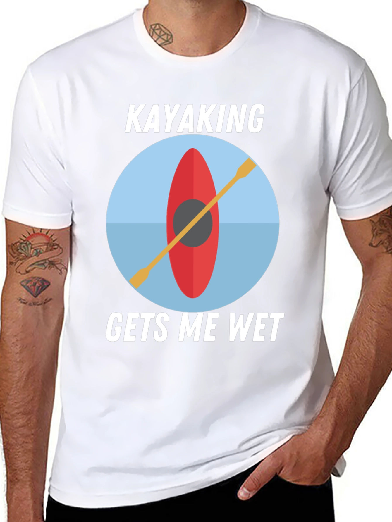 Kayaking Gets Me Wet T-Shirt
