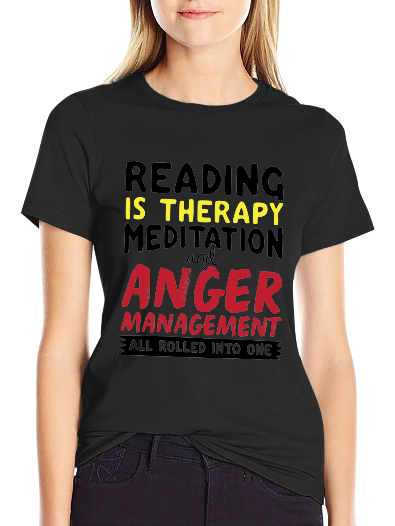 Reading Therapy T-Shirt - Anger Management Tee