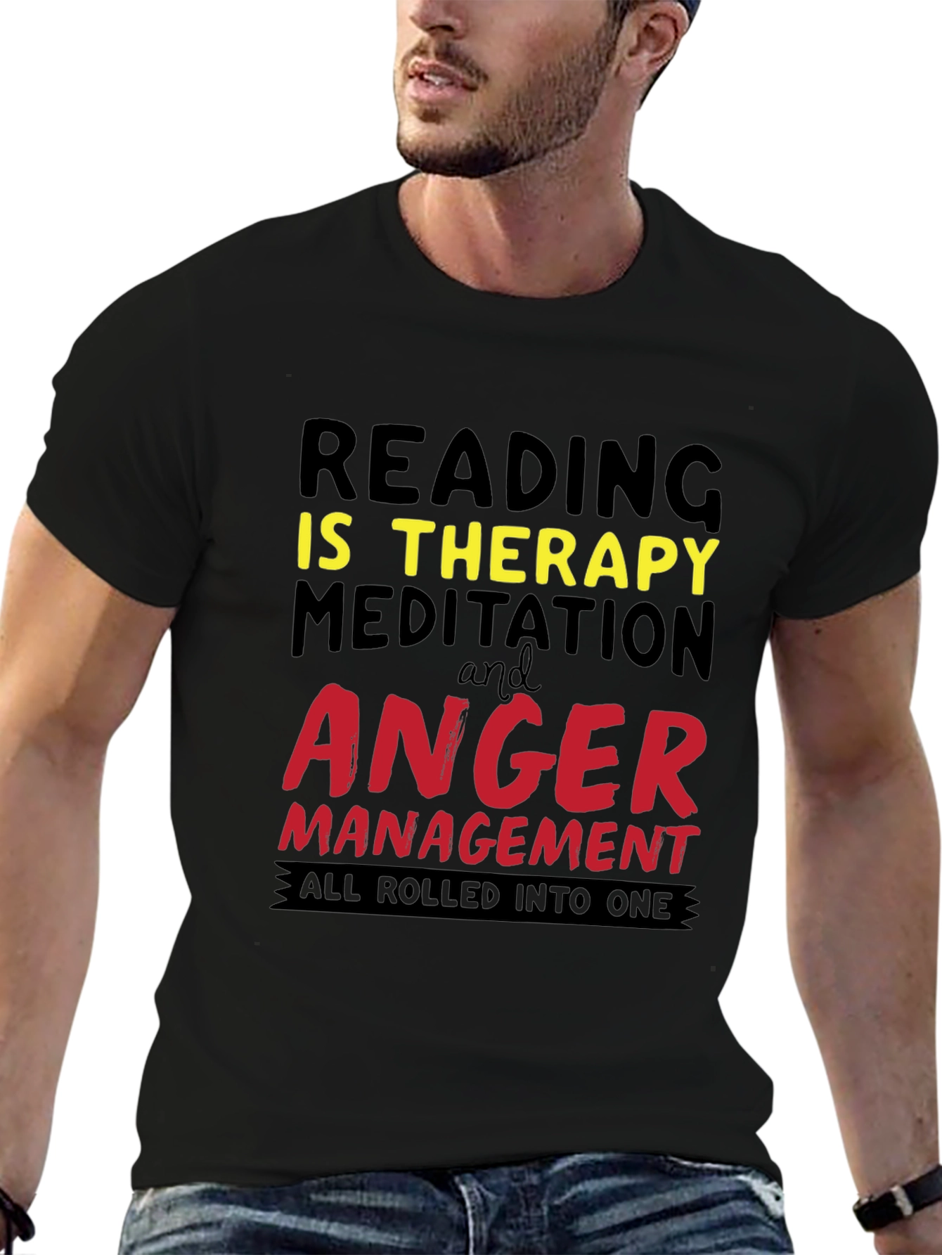 Reading Therapy T-Shirt - Anger Management Tee
