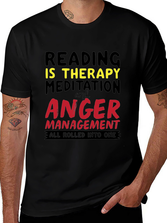 Reading Therapy T-Shirt - Anger Management Tee