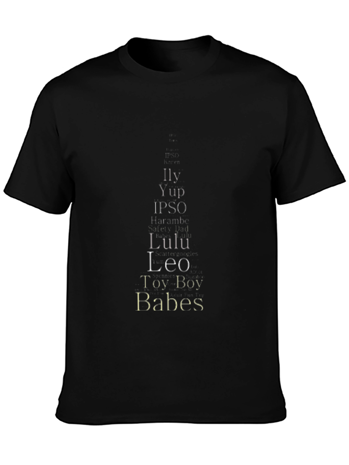 Babes T-Shirt Funny Novelty Graphic Tee Black