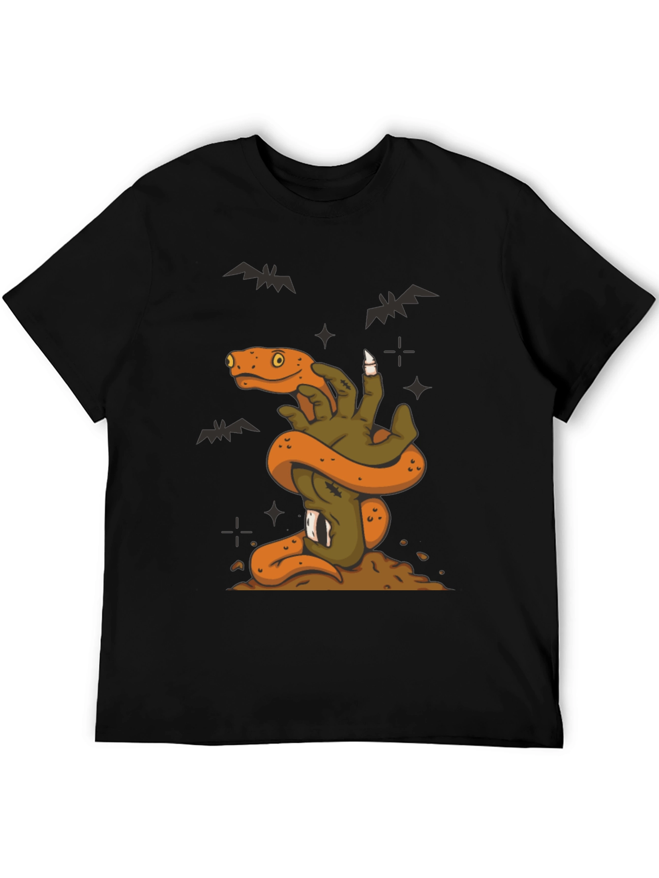 Halloween Zombie Hand Snake T-Shirt