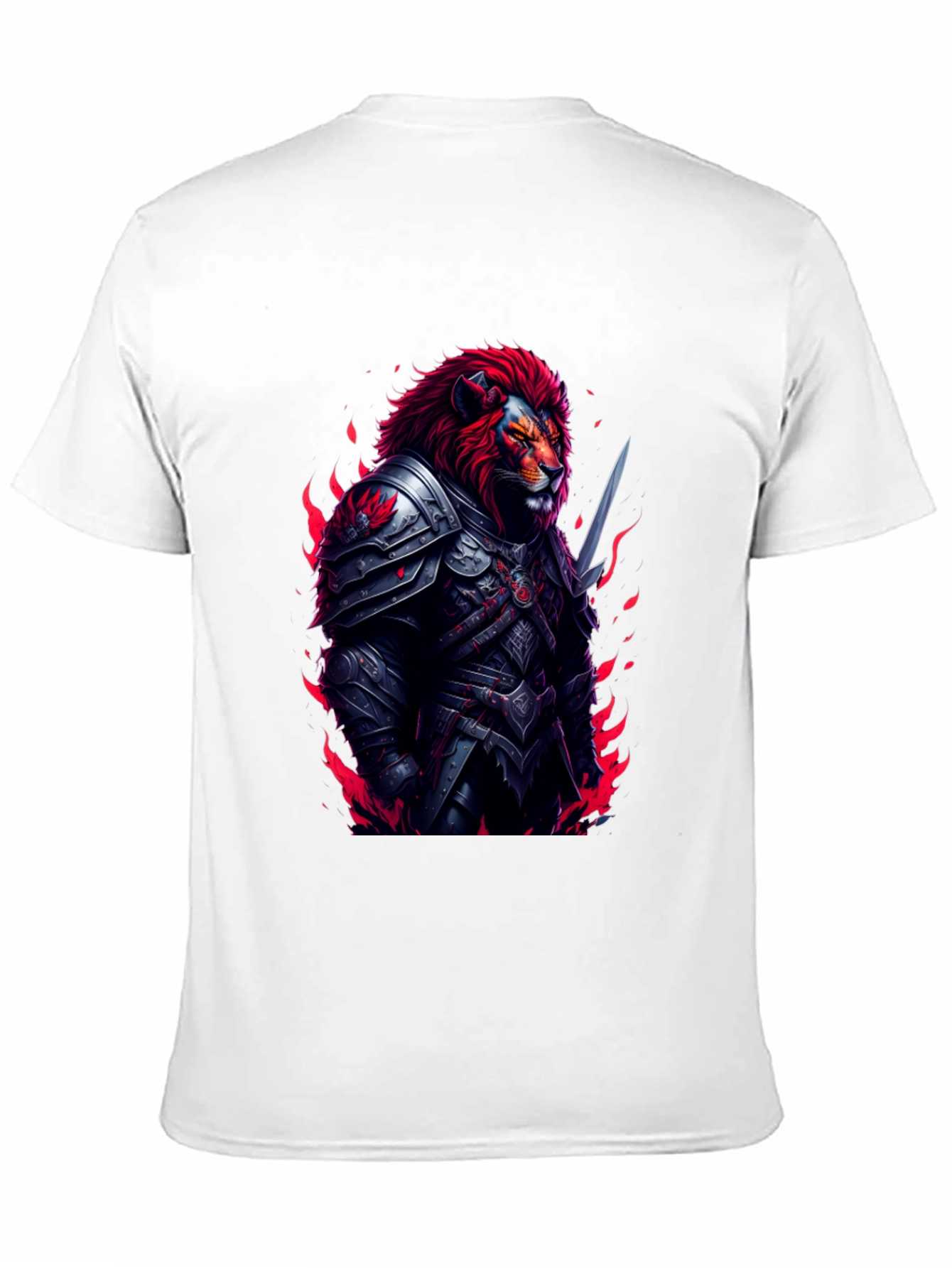 Lion Knight Graphic T-Shirt