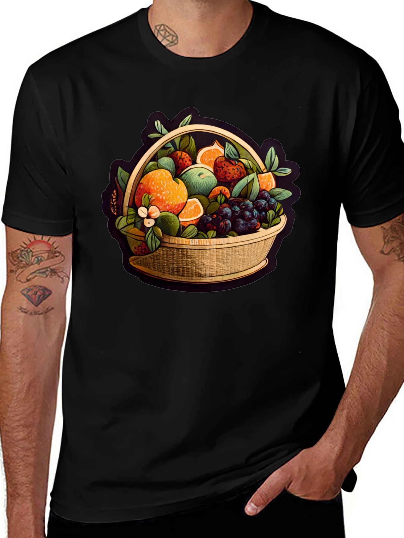 Fruit Basket Graphic Tee - Stylish Casual Wear