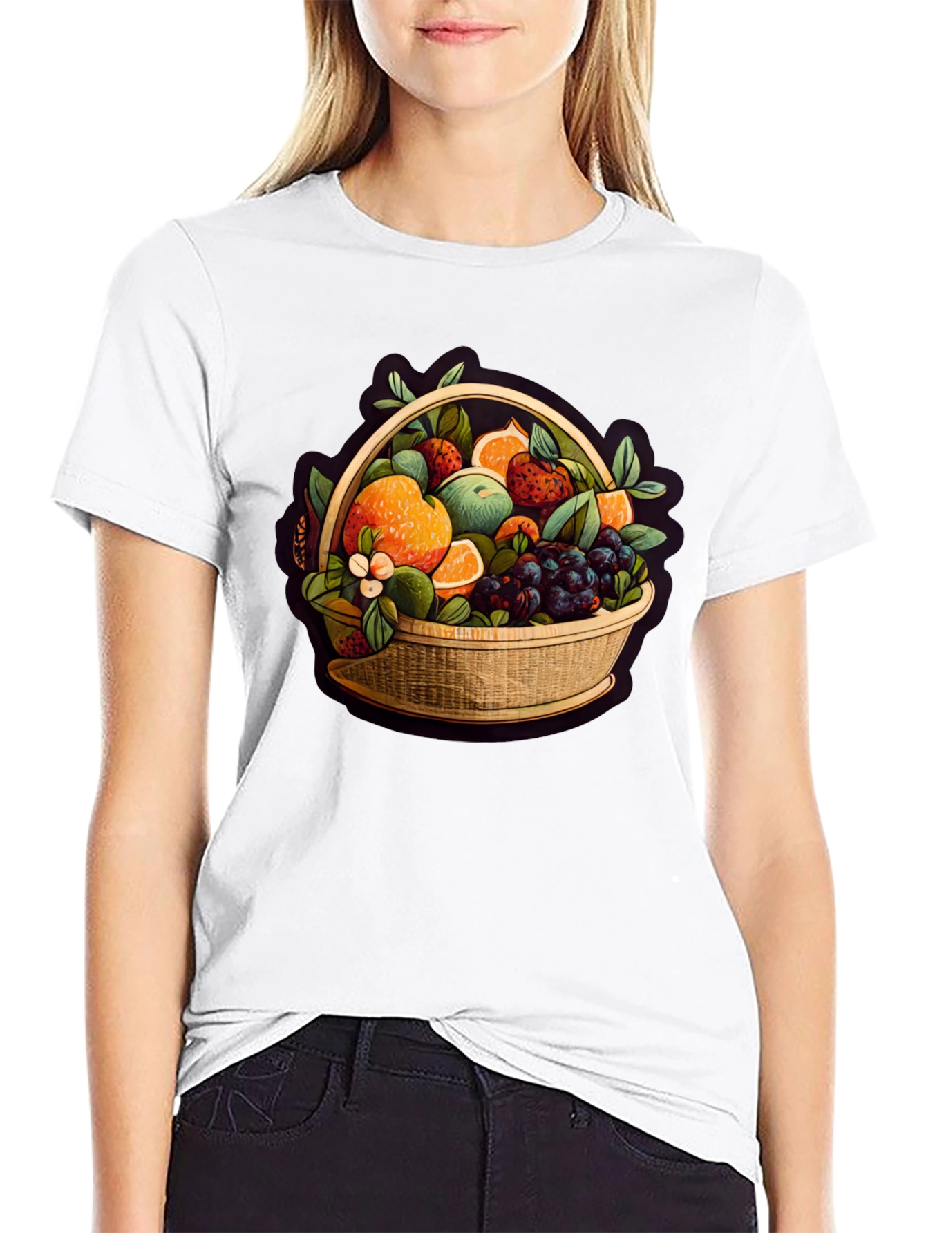 Fruit Basket Graphic Tee - Stylish Casual Wear