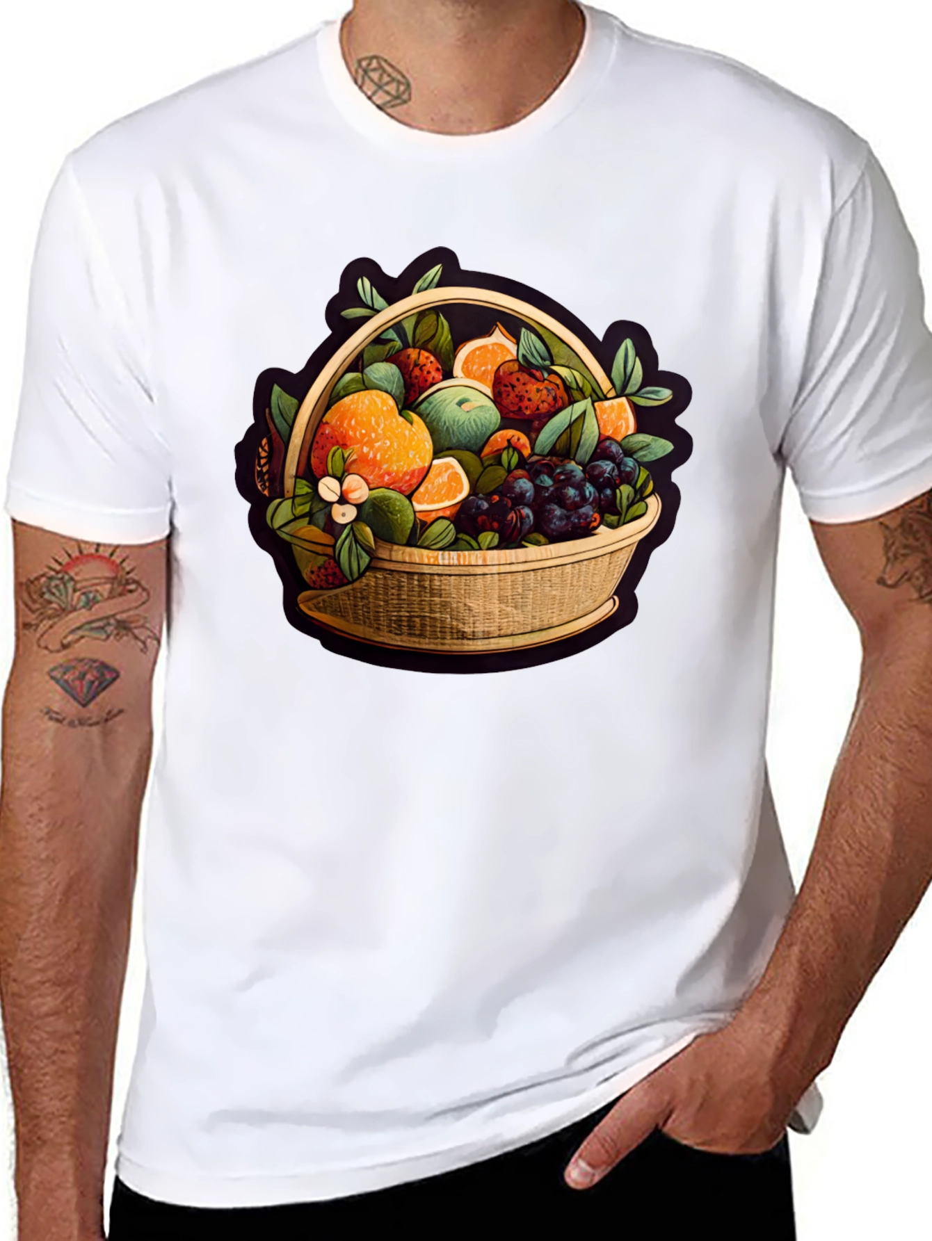 Fruit Basket Graphic Tee - Stylish Casual Wear