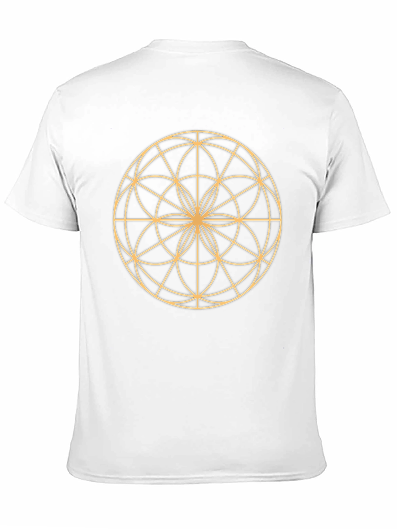 Geometric Mandala Graphic Black T-Shirt