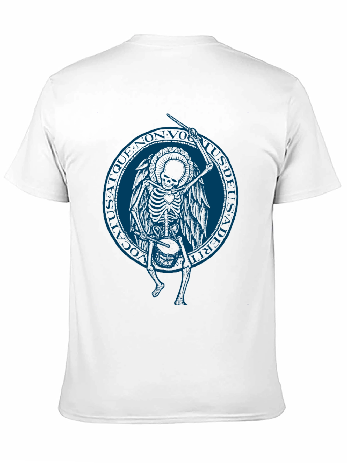 Skeleton Angel Graphic Tee - Black T-Shirt