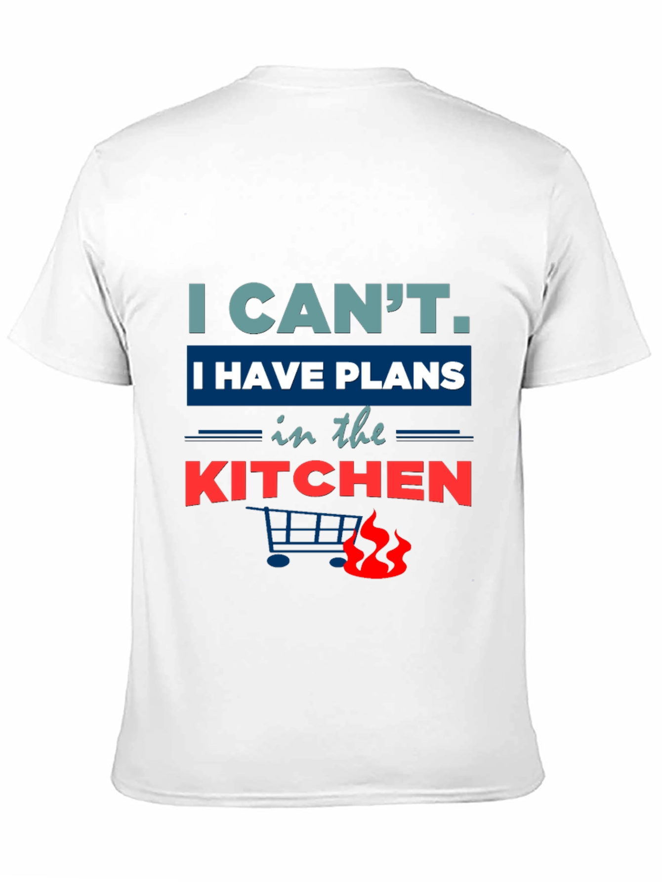 Funny Kitchen Plans Graphic Tee - Black