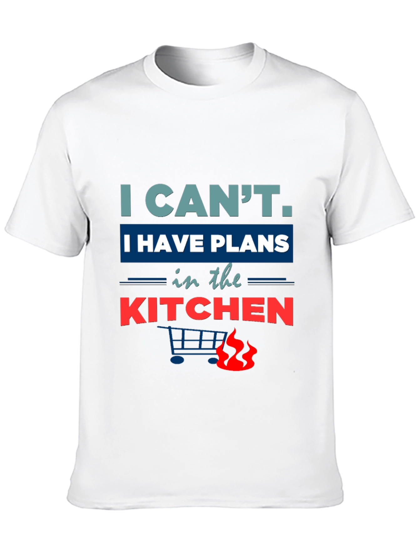 Funny Kitchen Plans Graphic Tee - Black