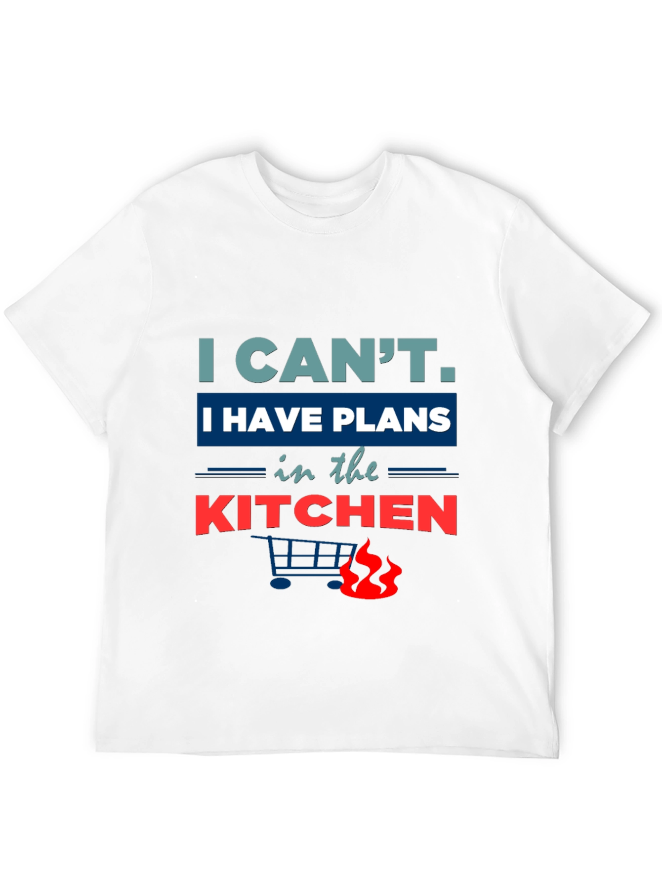 Funny Kitchen Plans Graphic Tee - Black