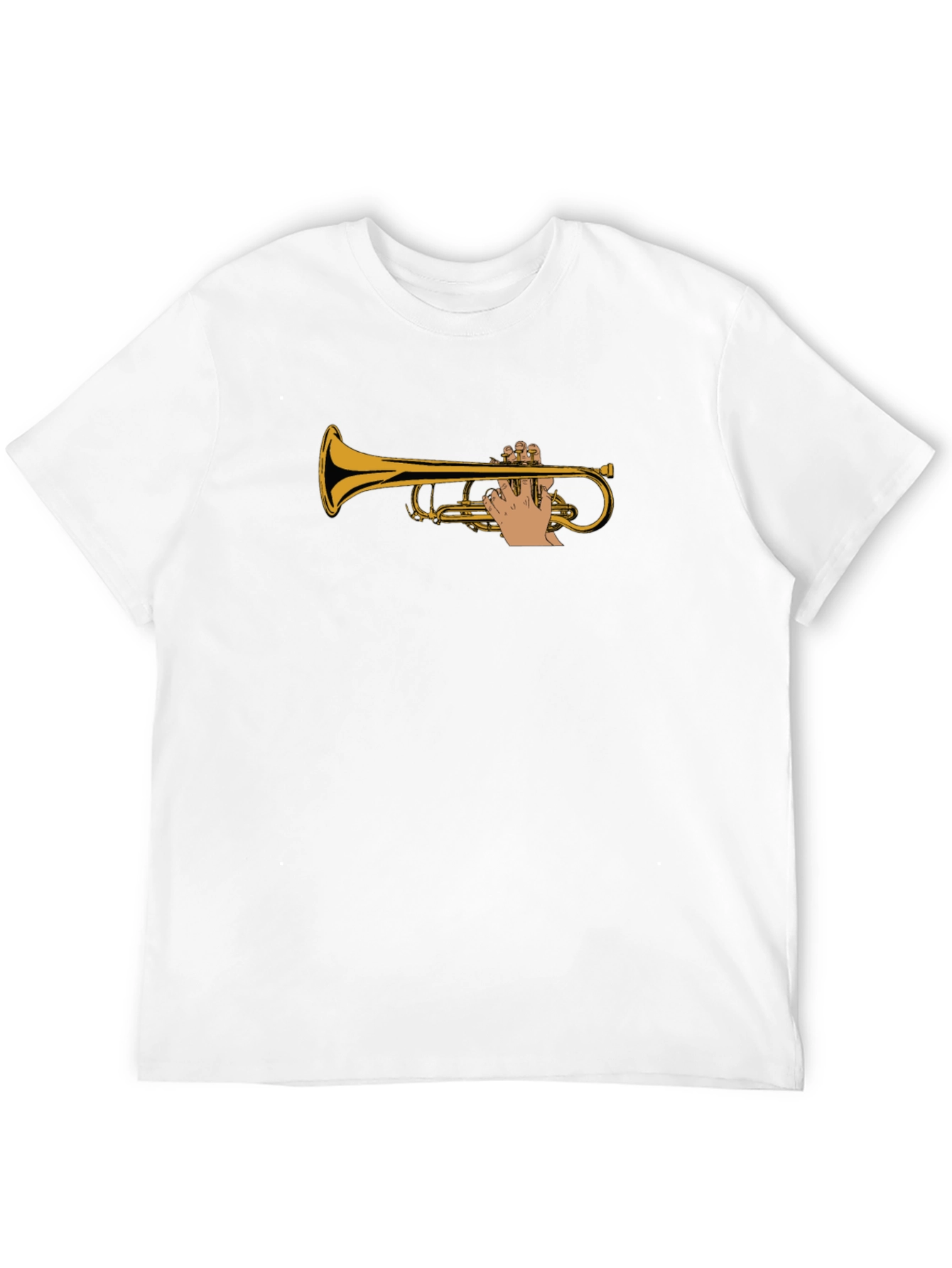 Trumpet Player Black T-Shirt