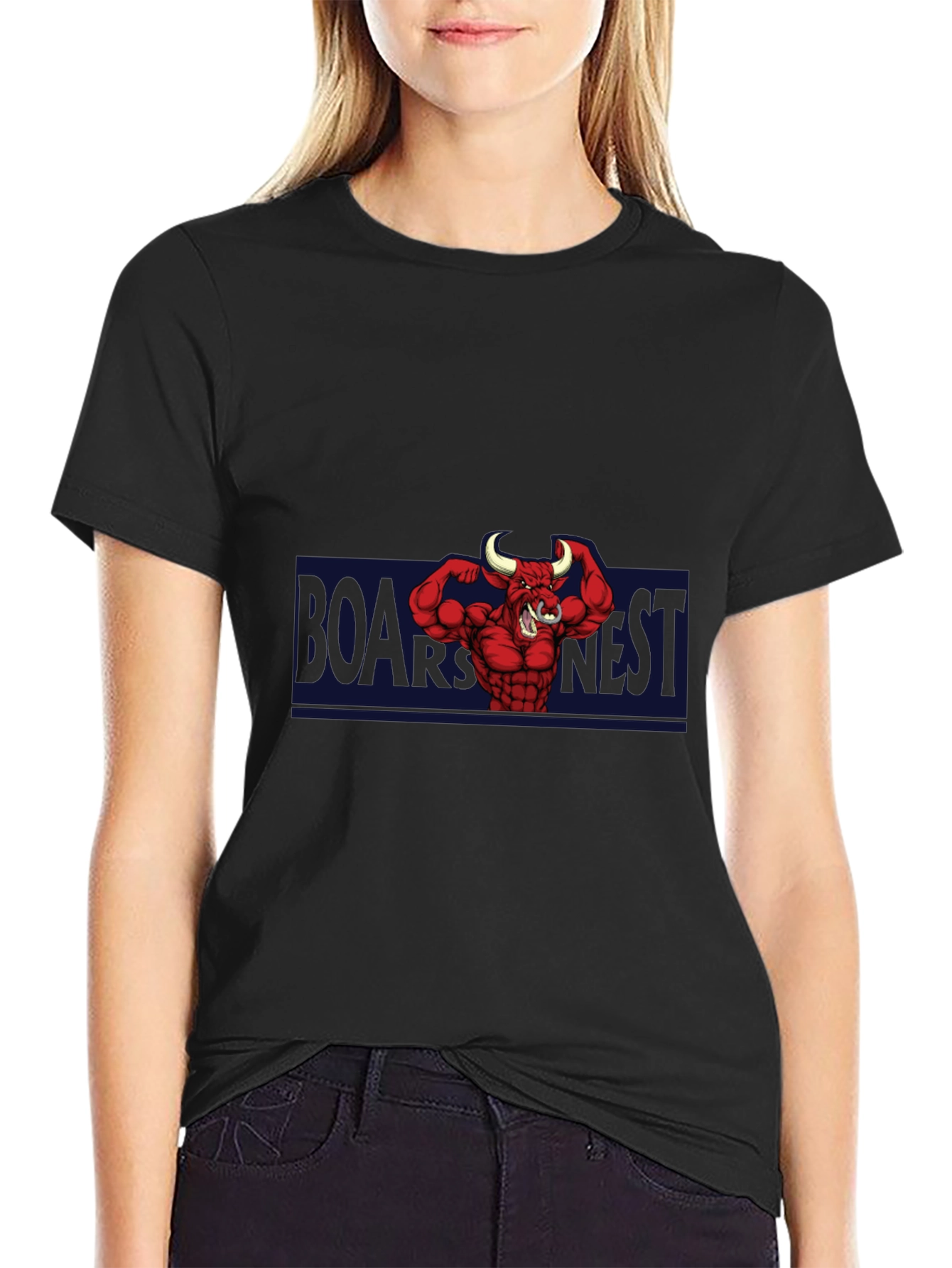 Red Bull Graphic Black Tee - Bold Statement T-Shirt