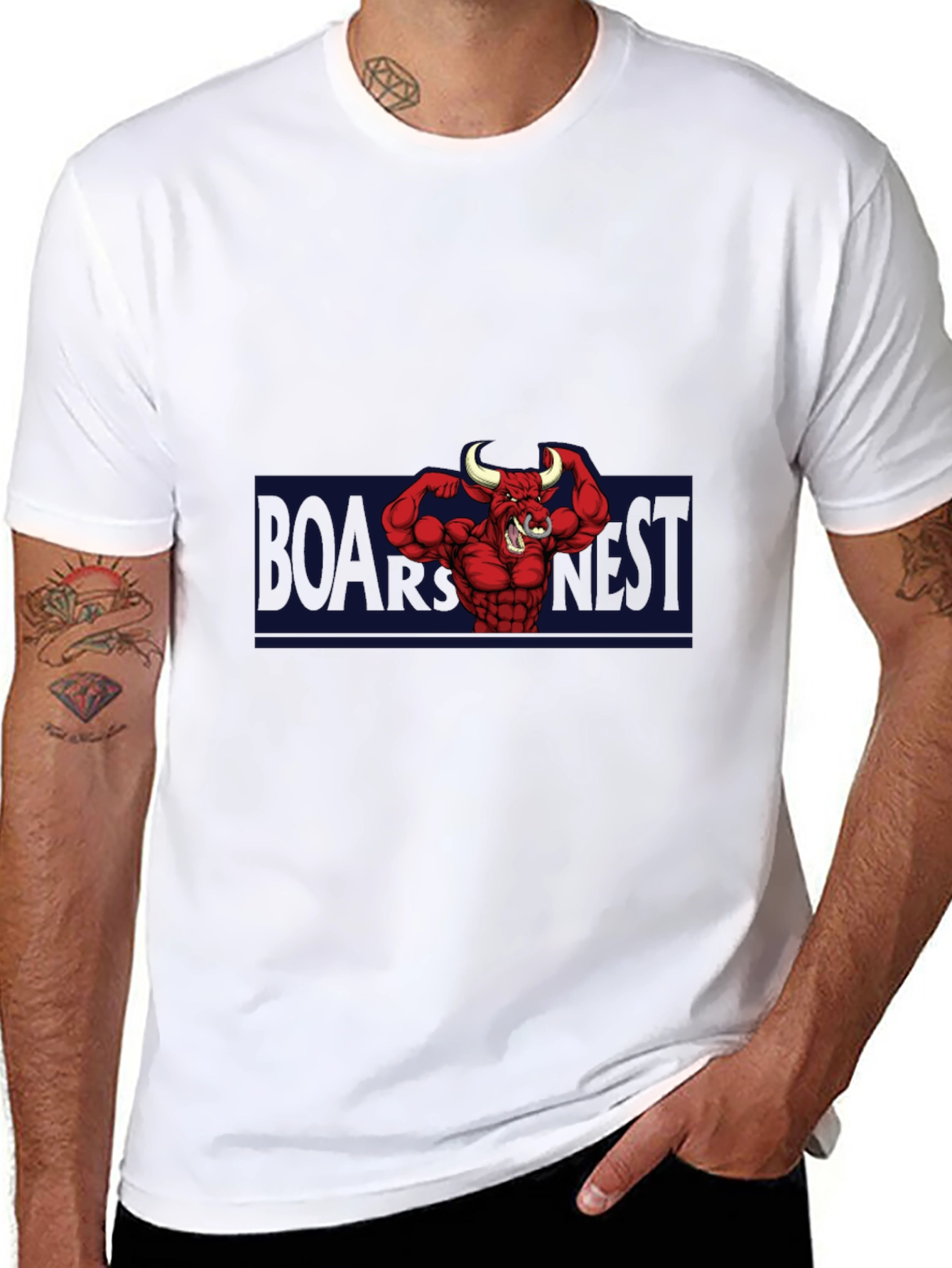 Red Bull Graphic Black Tee - Bold Statement T-Shirt
