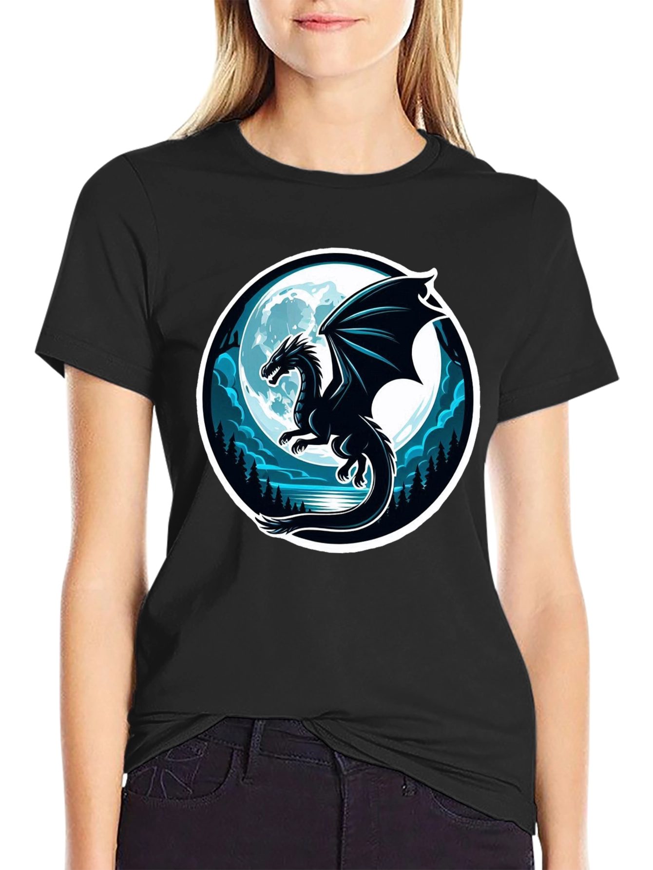 Dragon Moon Graphic Tee