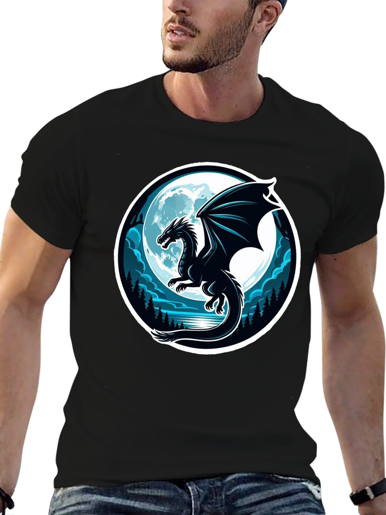 Dragon Moon Graphic Tee