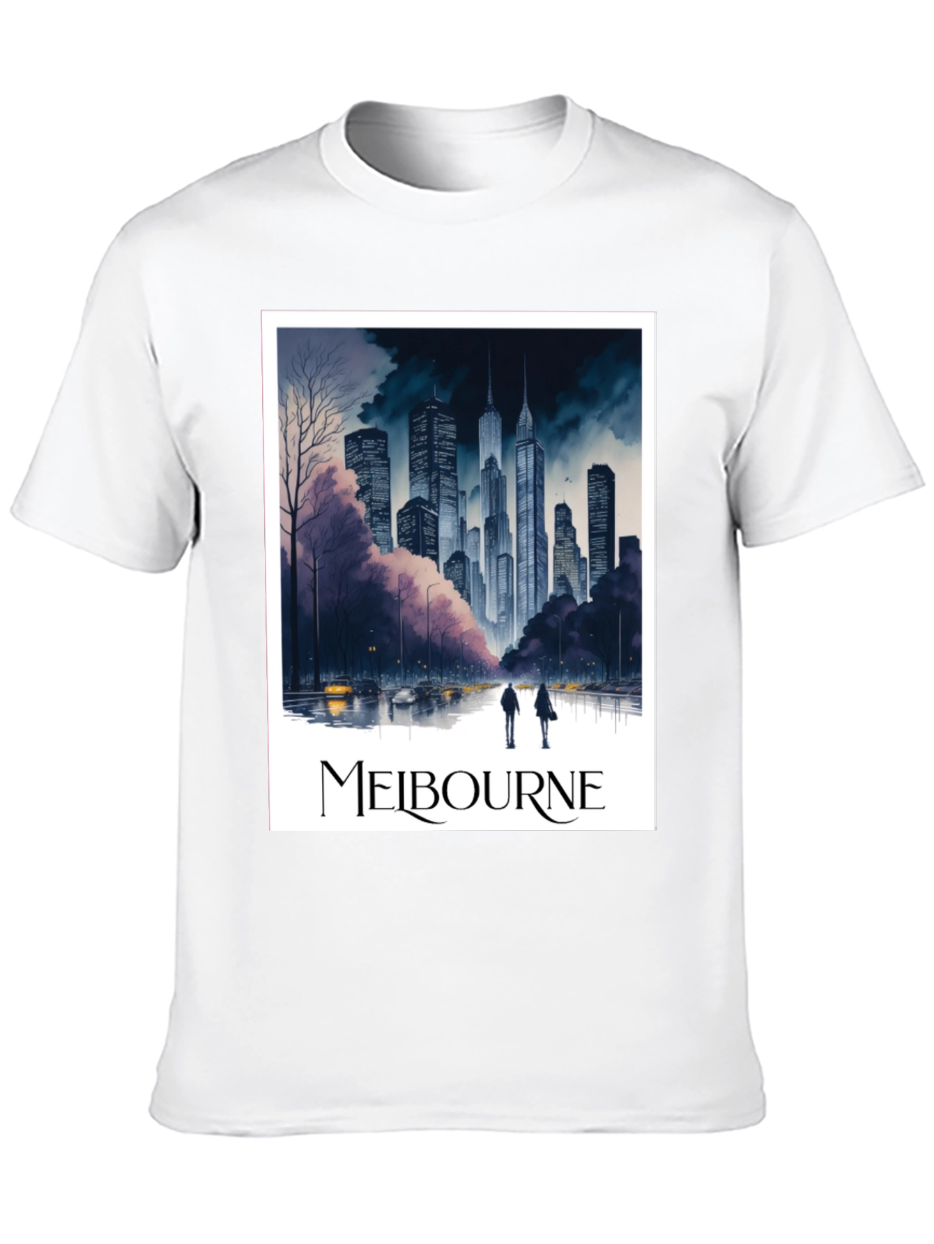 Melbourne Cityscape Graphic Tee