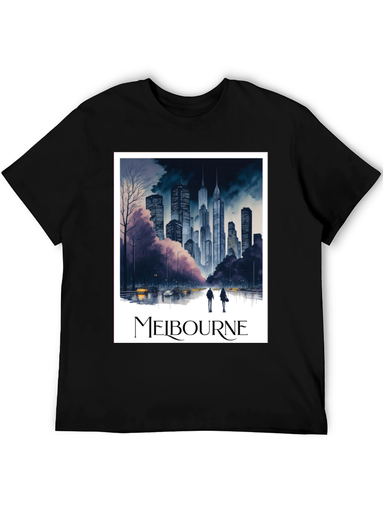 Melbourne Cityscape Graphic Tee