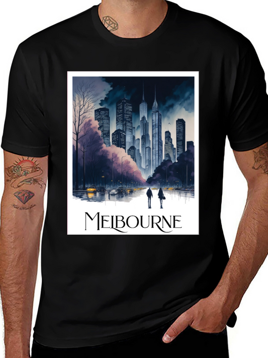 Melbourne Cityscape Graphic Tee