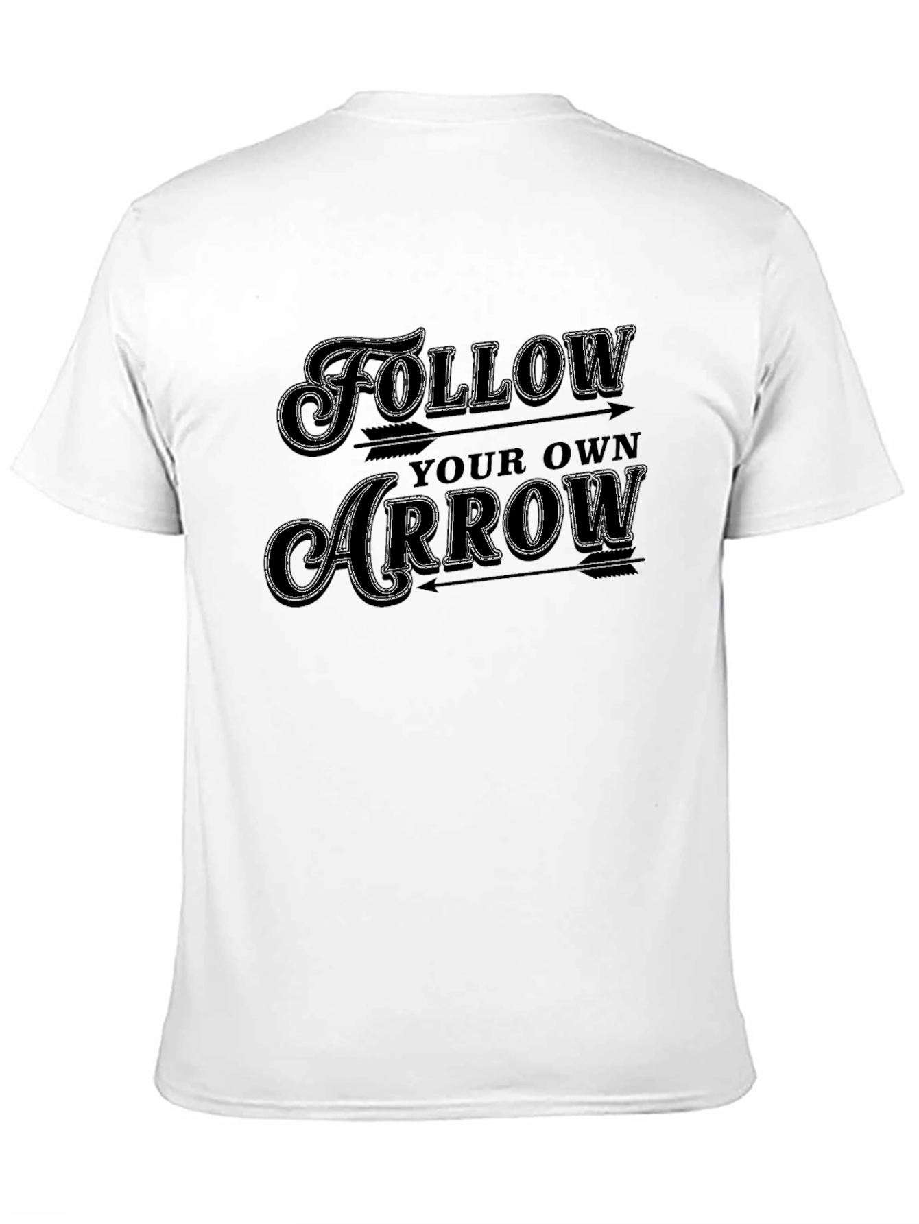 Follow Your Own Arrow Graphic Tee - Black T-Shirt