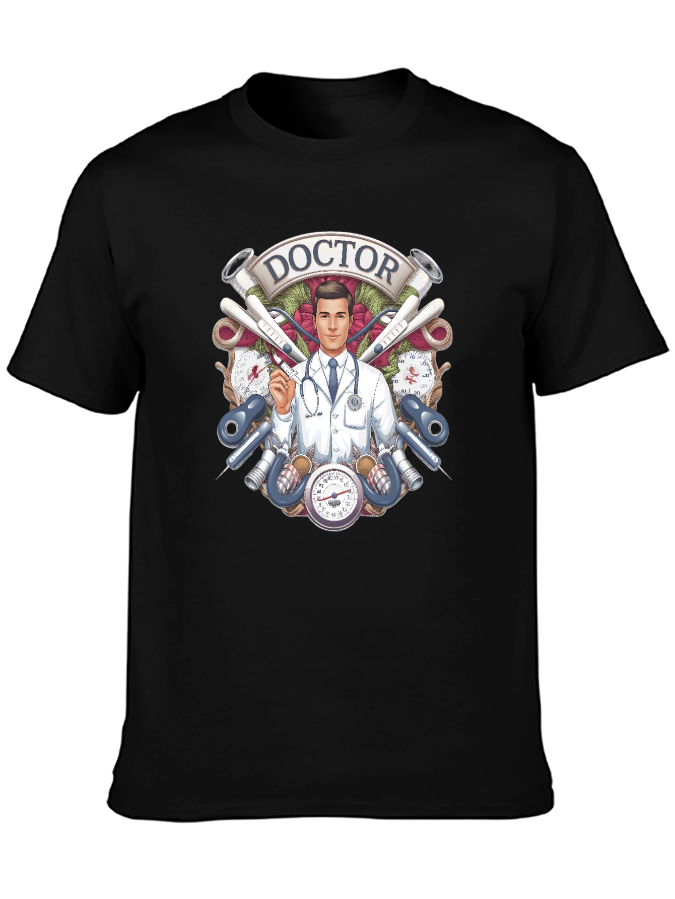 Doctor Graphic T-Shirt - Medical Theme Tee
